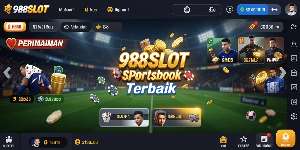 Tampilan gameplay yang mengasyikkan dalam aplikasi Sportsbook 988SLOT.