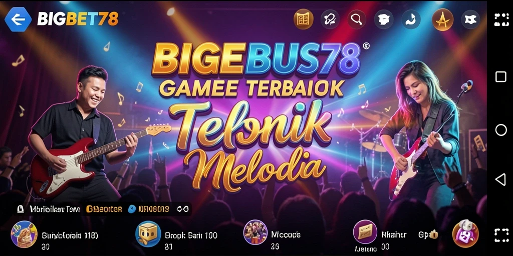 Screenshot gameplay BIGBET78 menampilkan keseruan bermain musik bersama teman.