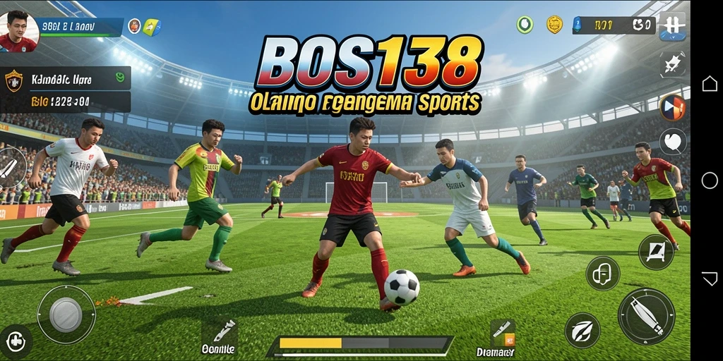 Tampilan gameplay BOS138 menampilkan aksi olahraga yang mendebarkan.
