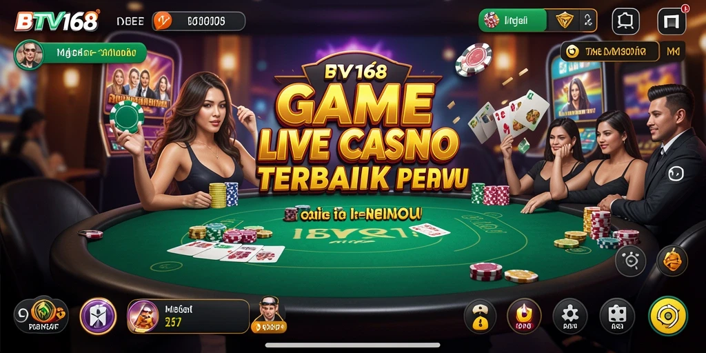 Tampilan gameplay seru di BTV168 dengan dealer langsung.