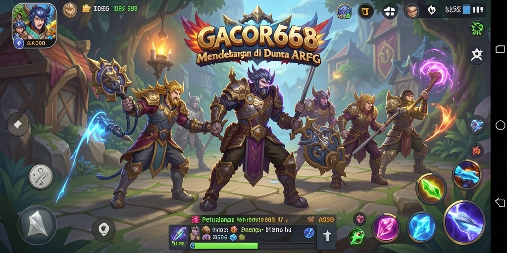 Gameplay GACOR668 yang penuh aksi dan petualangan.