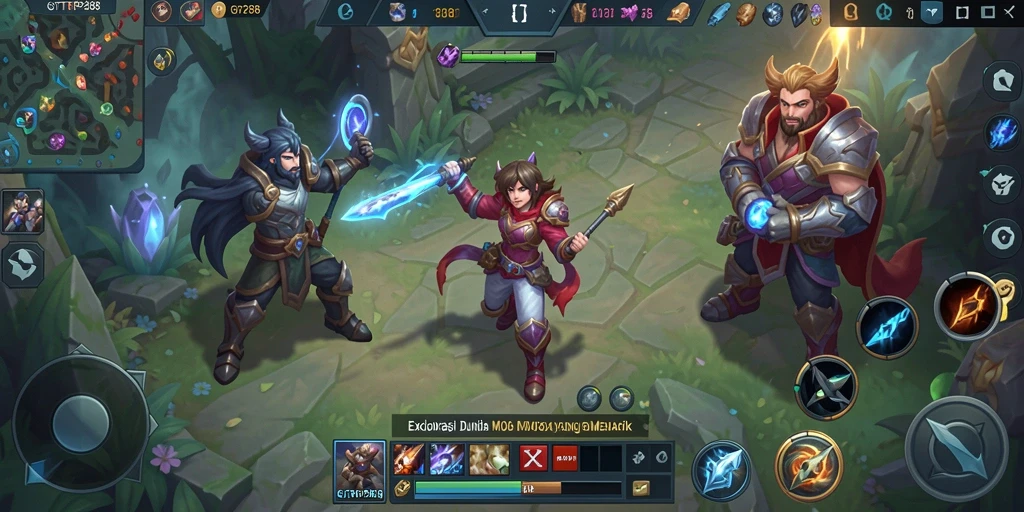 Tampilan gameplay menarik dari GIFTRP288 di arena MOBA.