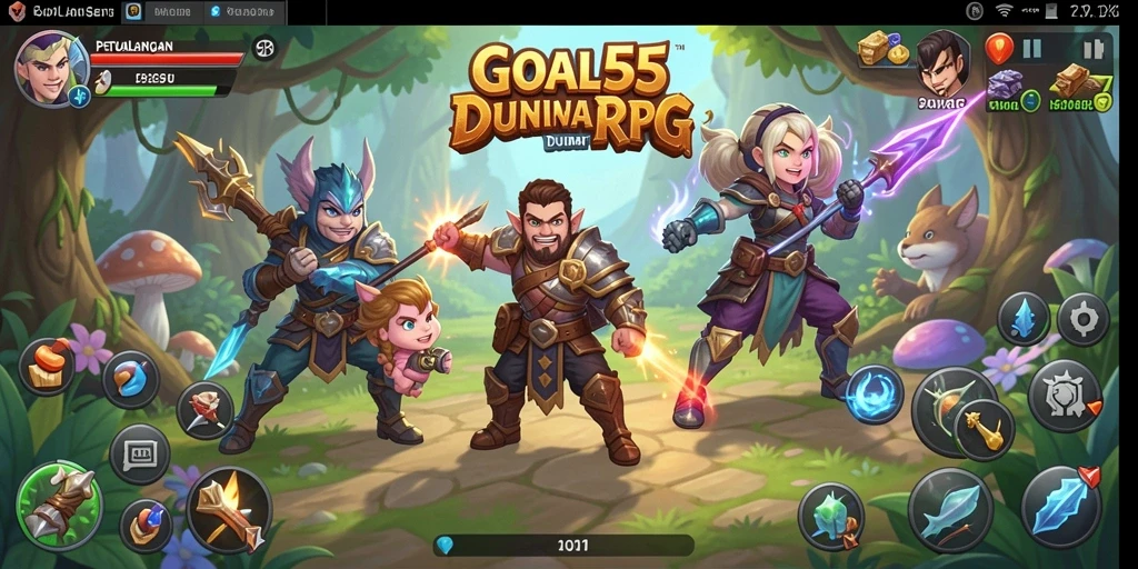 Gameplay seru dan menantang di dunia RPG GOAL55.
