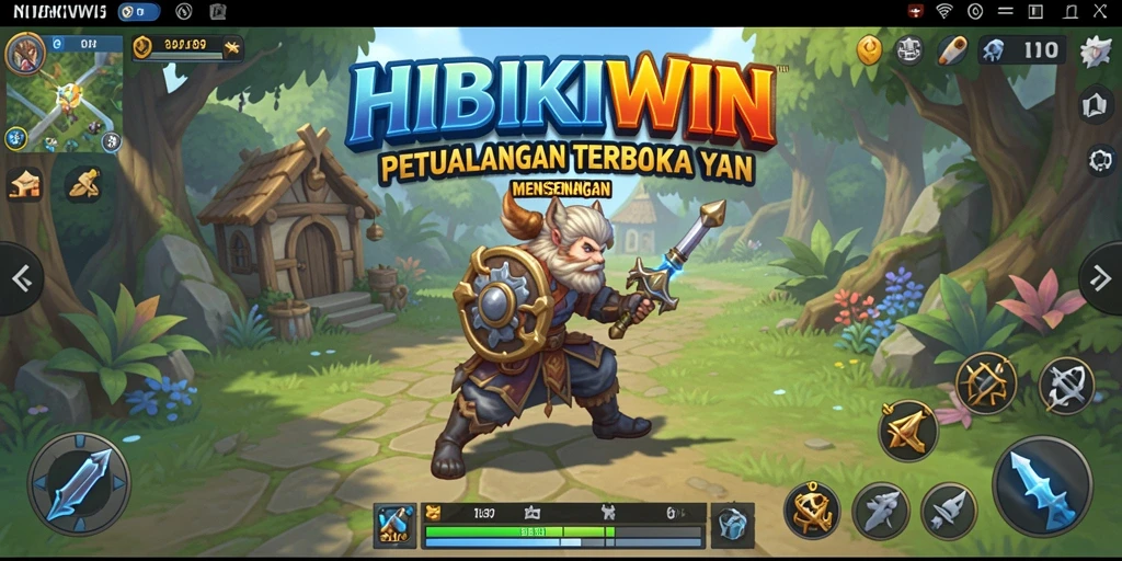 Screenshot <strong>HIBIKIWIN</strong> menampilkan petualangan seru dalam dunia terbuka.