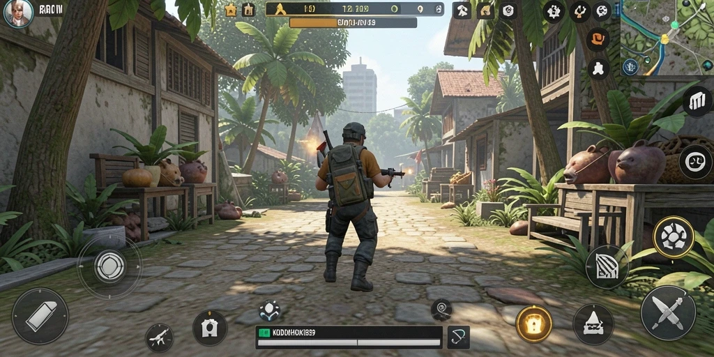 Screenshot gameplay <strong>KODOKHOKI889</strong> menunjukkan dunia simulation yang menakjubkan dan interaktif.