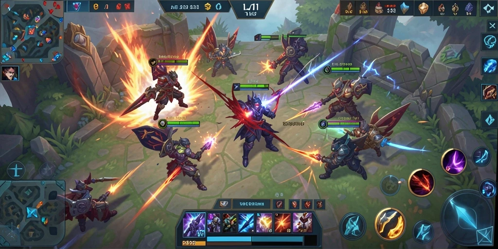 Tampilan menawan dari gameplay LG111 yang kompetitif.