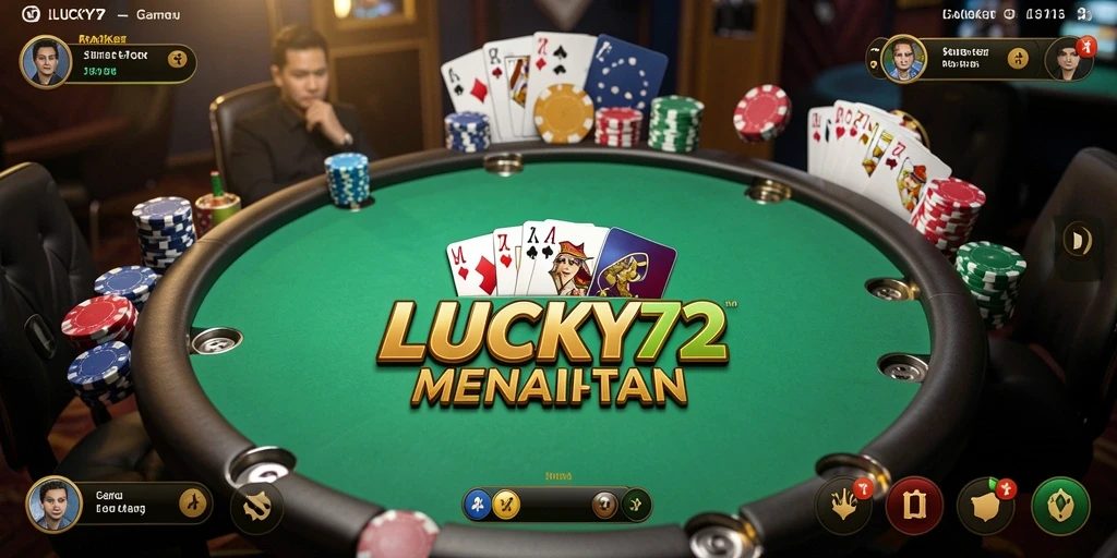 Tampilan gameplay yang seru dan menegangkan di LUCKY72.