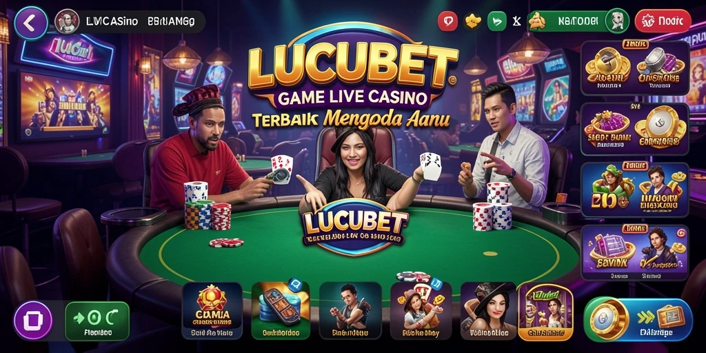 Tampilan gameplay menarik di LUCUBET dengan dealer profesional.