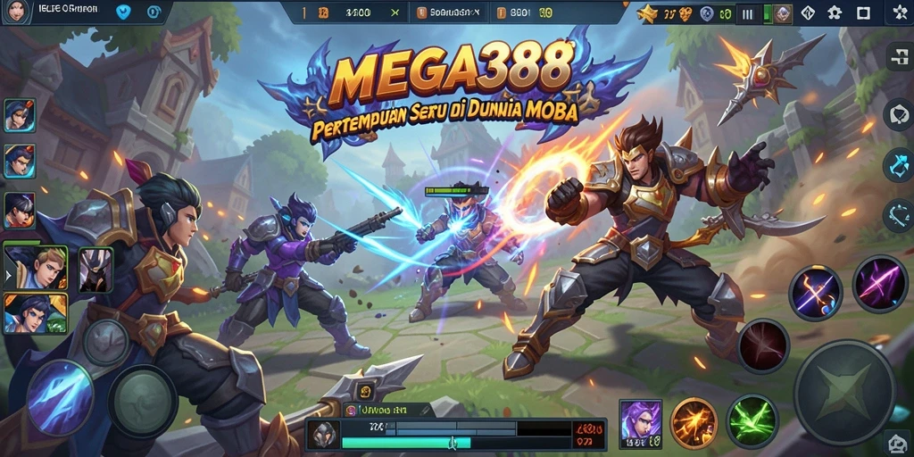 Tampilan gameplay seru dan intens di MEGA388.