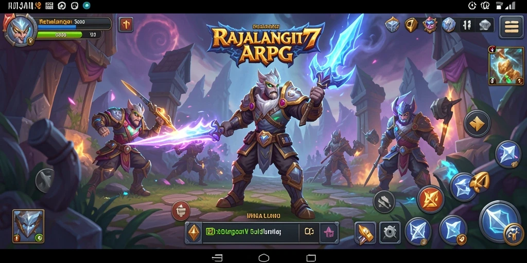 Screenshot menampilkan aksi seru dari gameplay RAJALANGIT77.