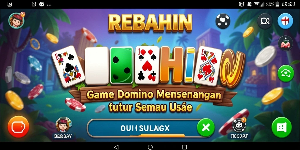 Tampilan gameplay seru dan menantang di REBAHIN.