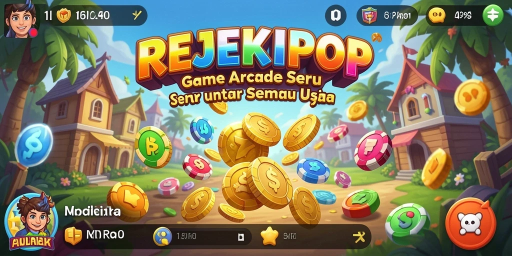 Tampilan gameplay seru dan menantang di REJEKIPOP.