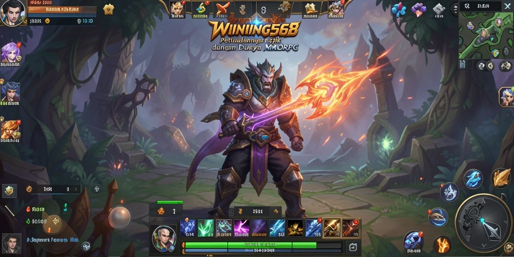 Screenshot gameplay WINNING568 yang menampilkan pertarungan seru antar pemain.